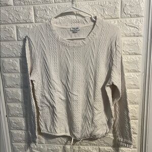 Splendid Cream Relaxed Ribbed Set